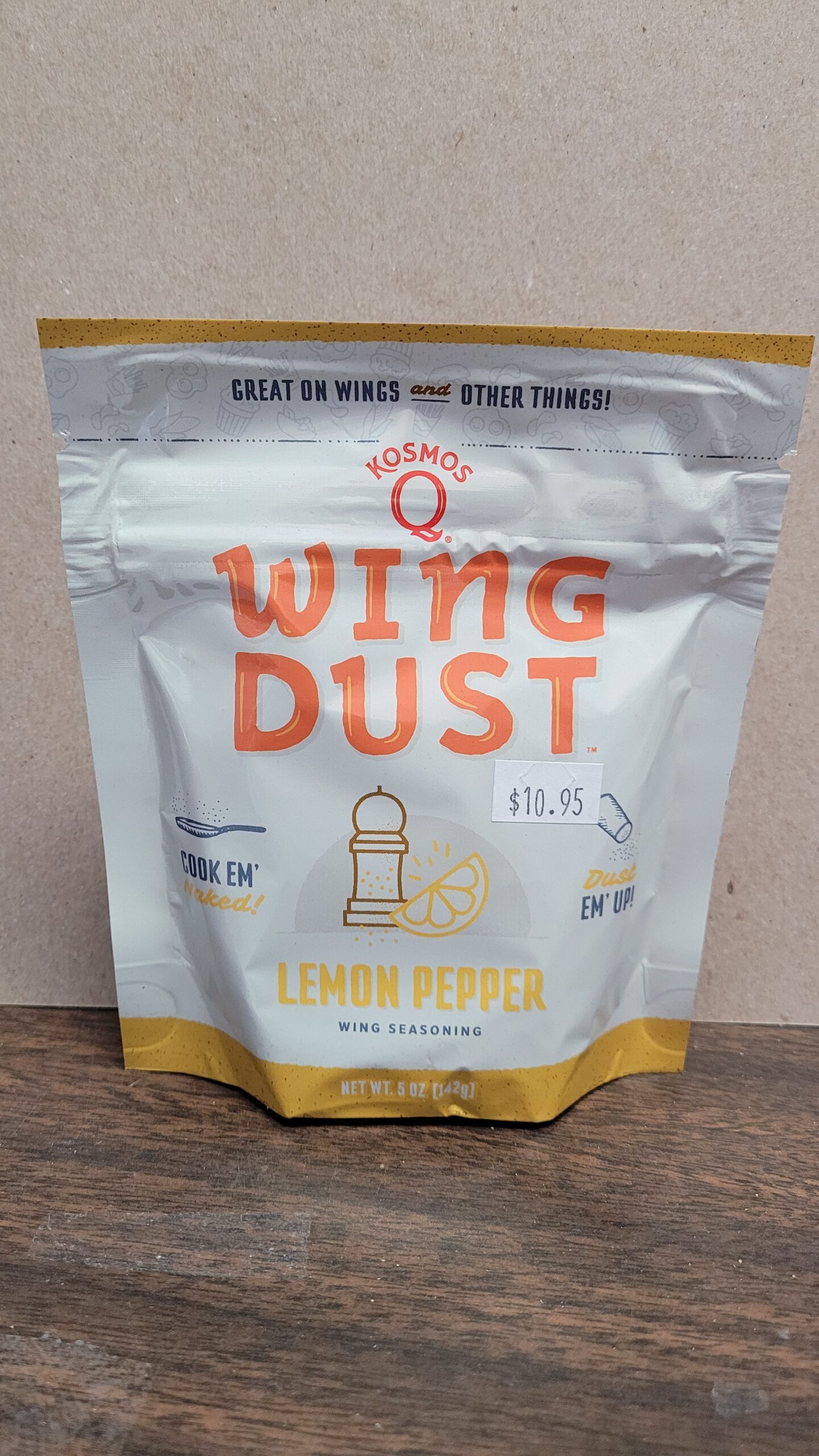 KOSMOS Wing Dust Lemon Pepper wing seasoning - Lake Fireplace & Spa